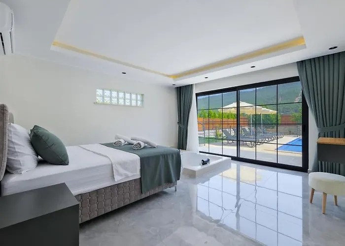 Saribelen 3 Bedroom Secluded With Private Pool Hot Tub * Kalkan