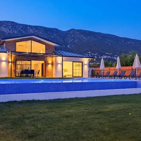 Villa Saribelen 3 Bedroom Secluded With Private Pool Hot Tub Kalkan