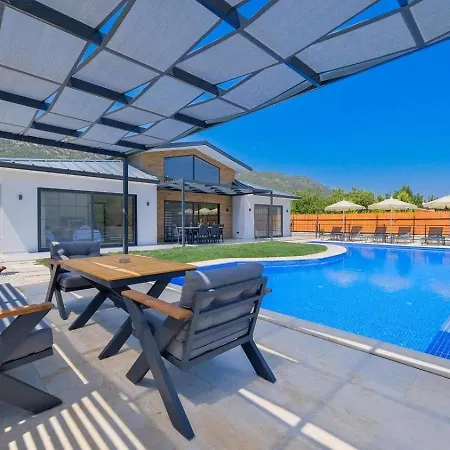 Villa Saribelen 3 Bedroom Secluded With Private Pool Hot Tub Kalkan